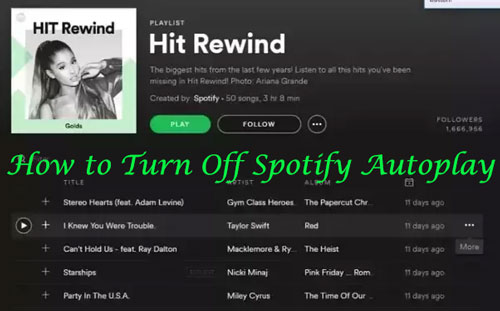 turn off spotify autoplay