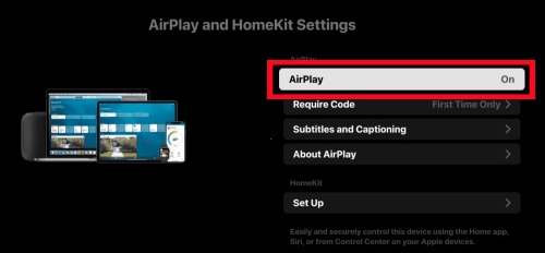 turn on airplay on roku