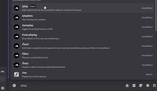 type play to play soundcloud on ps5 through discord