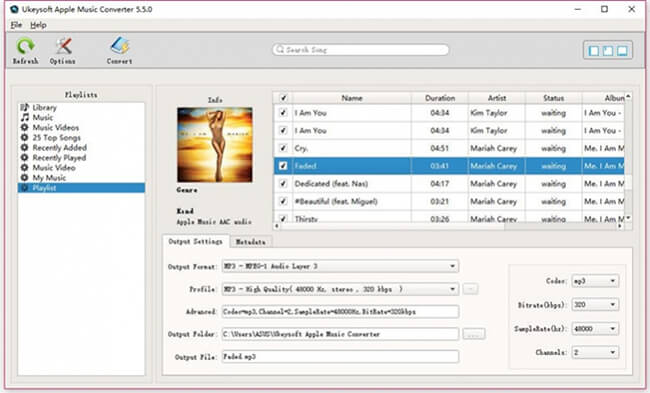 ukeysoft apple music to mp3 converter