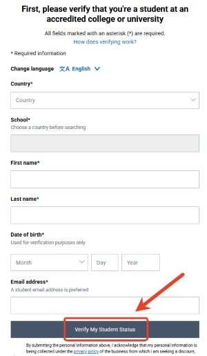 verify student status soundcloud