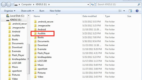check audible files on kindle on computer