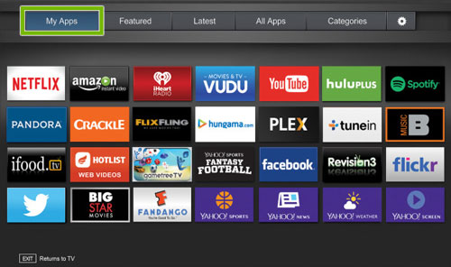 vizio internet apps plus my apps