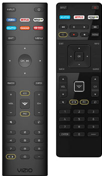 vizio tv remote control