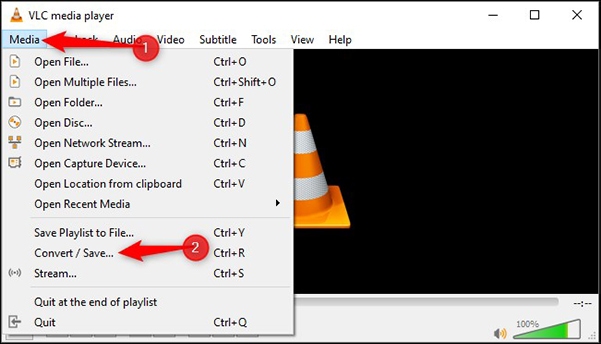 vlc media option