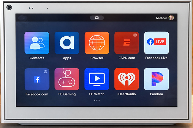 play spotify via web browser on facebook portal