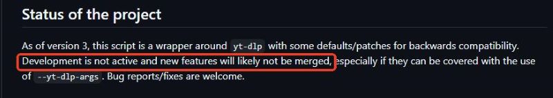 why soundcloud dl transferred to yt dlp