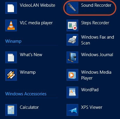 windows 7 sound recorder