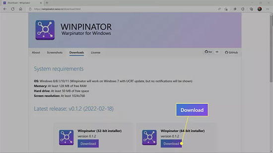 download winpinator to computer