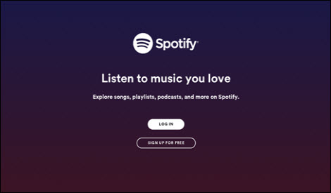 log in to spotify account on xfinity