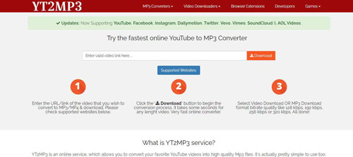 yt2mp3 youtube to mp3 converter