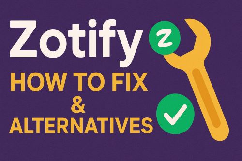 zotify fixes and alternatives