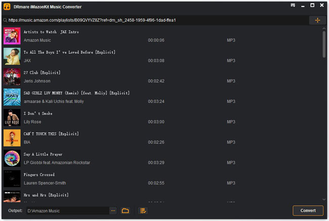 import amazon music to convert for discord