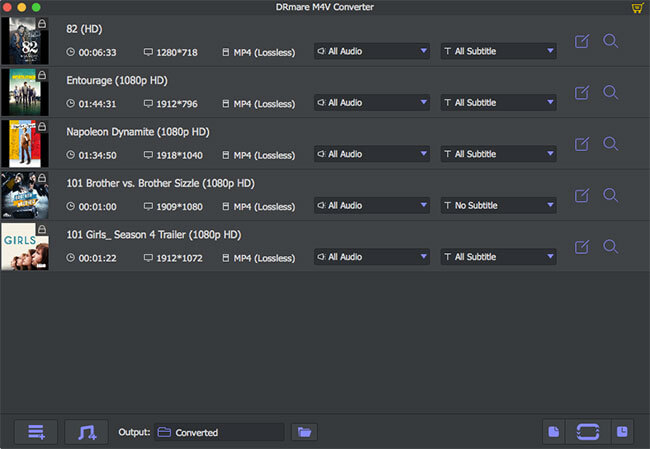 load drm m4v files