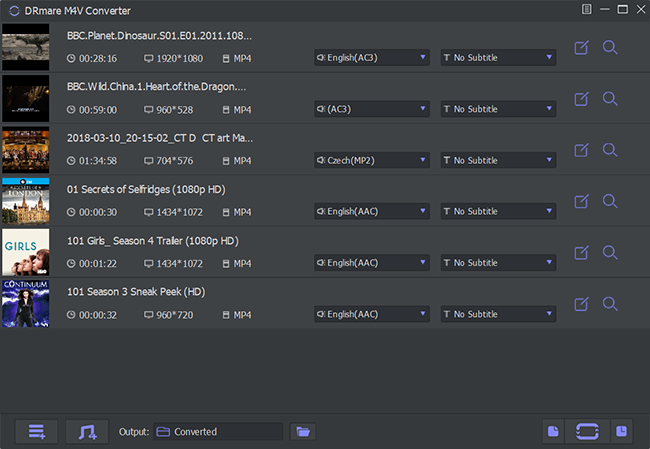 import avi files to drmare