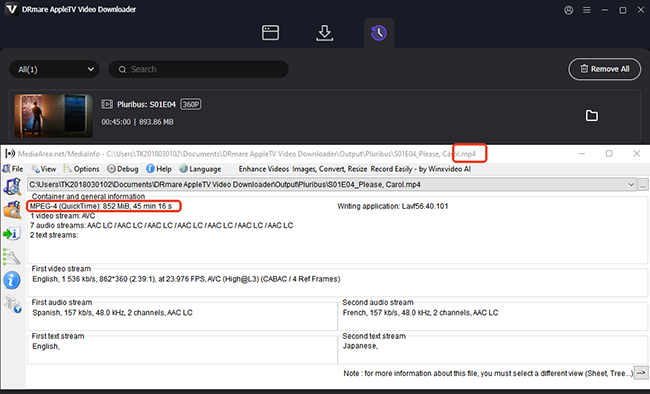 convert itunes movie mp4 downloads