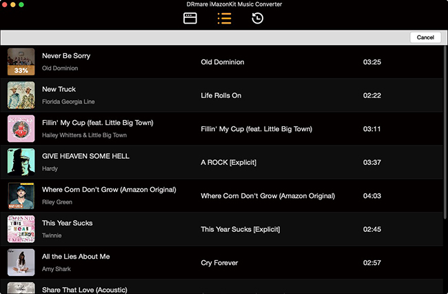 DRmare iMazonKit Music Converter for Mac Screenshot