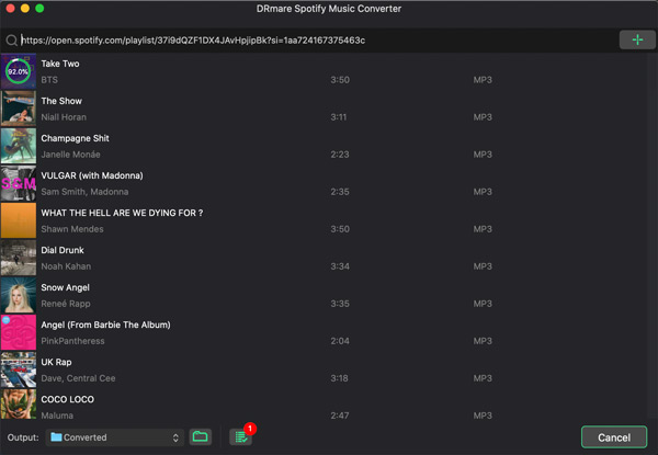 convert and download spotify music mac by drmare