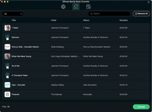 convert spotify music files