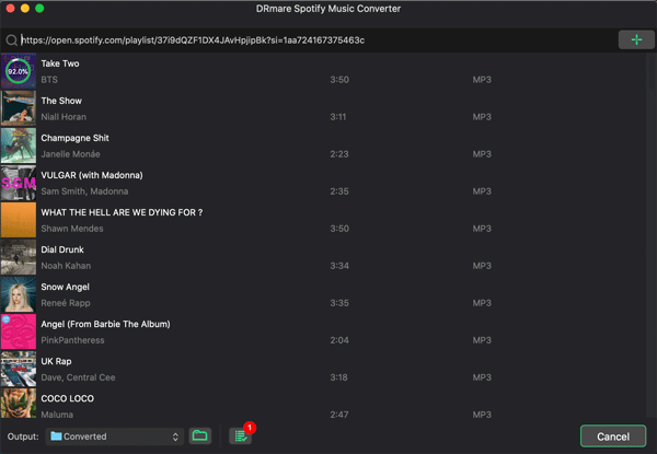 download most listened to song on spotify to mp3