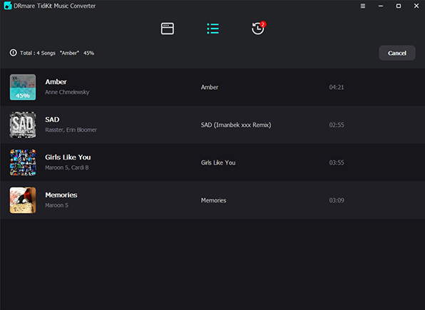 DRmare Tidal Music Converter for Windows