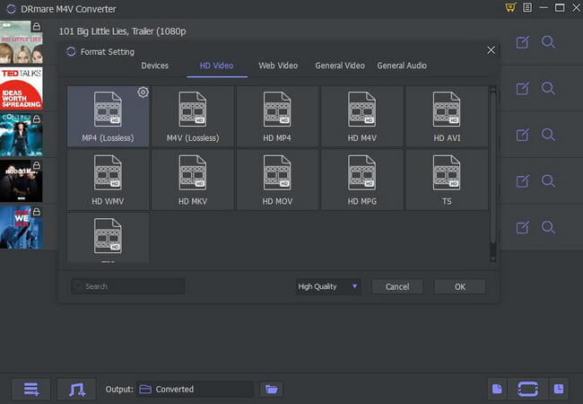 Customize the Output Video Settings