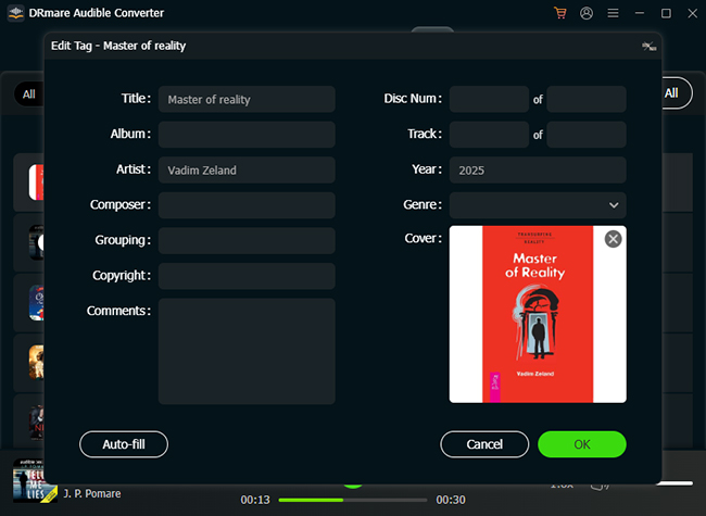 edit audible id3 tags