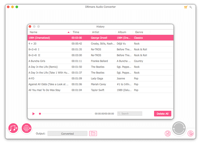 play apple music without subscription with drmare audio converter