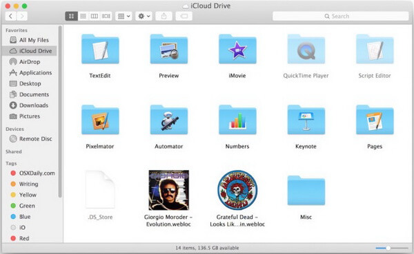 backup itunes video to icloud drive