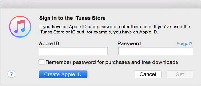 log in itunes