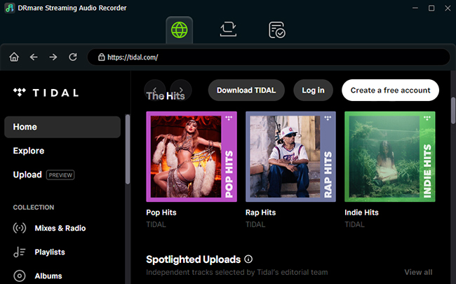 launch drmare tidal music converter