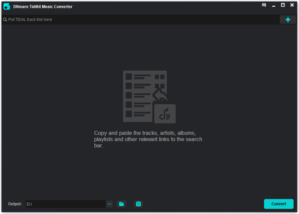 open drmare tidal to mp3 converter