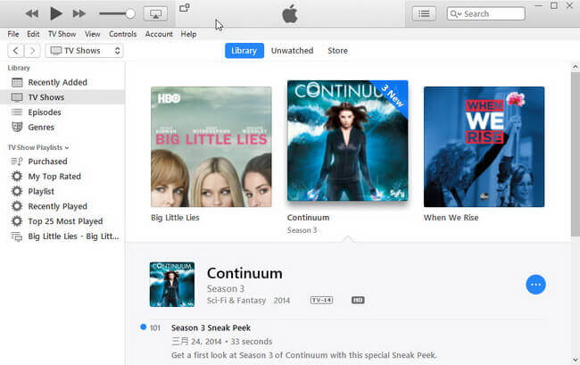 prepare iTunes m4v videos