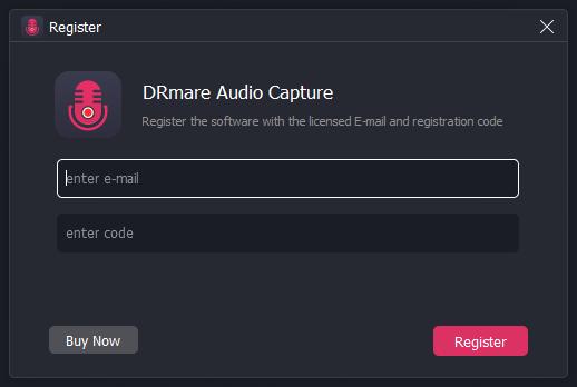 register drmare audio capture