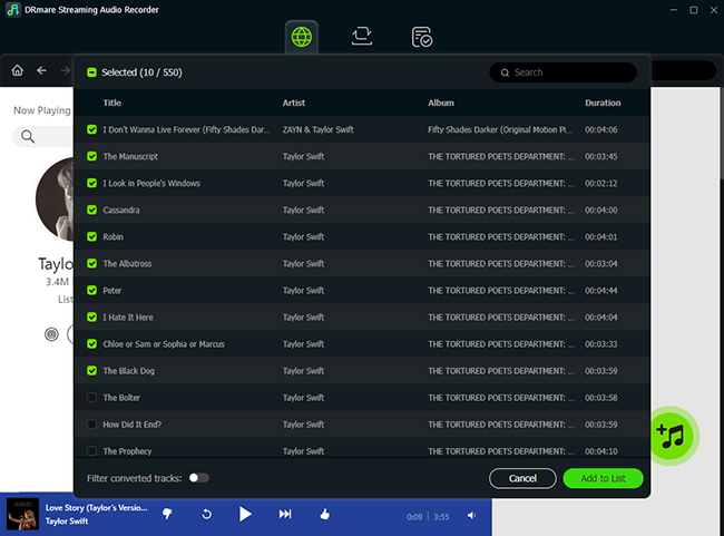 select soundcloud songs to download