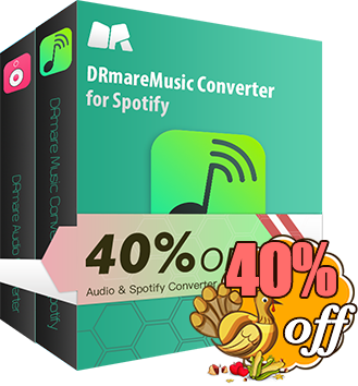 Audio Converter and Spotify Music Converter 40% off