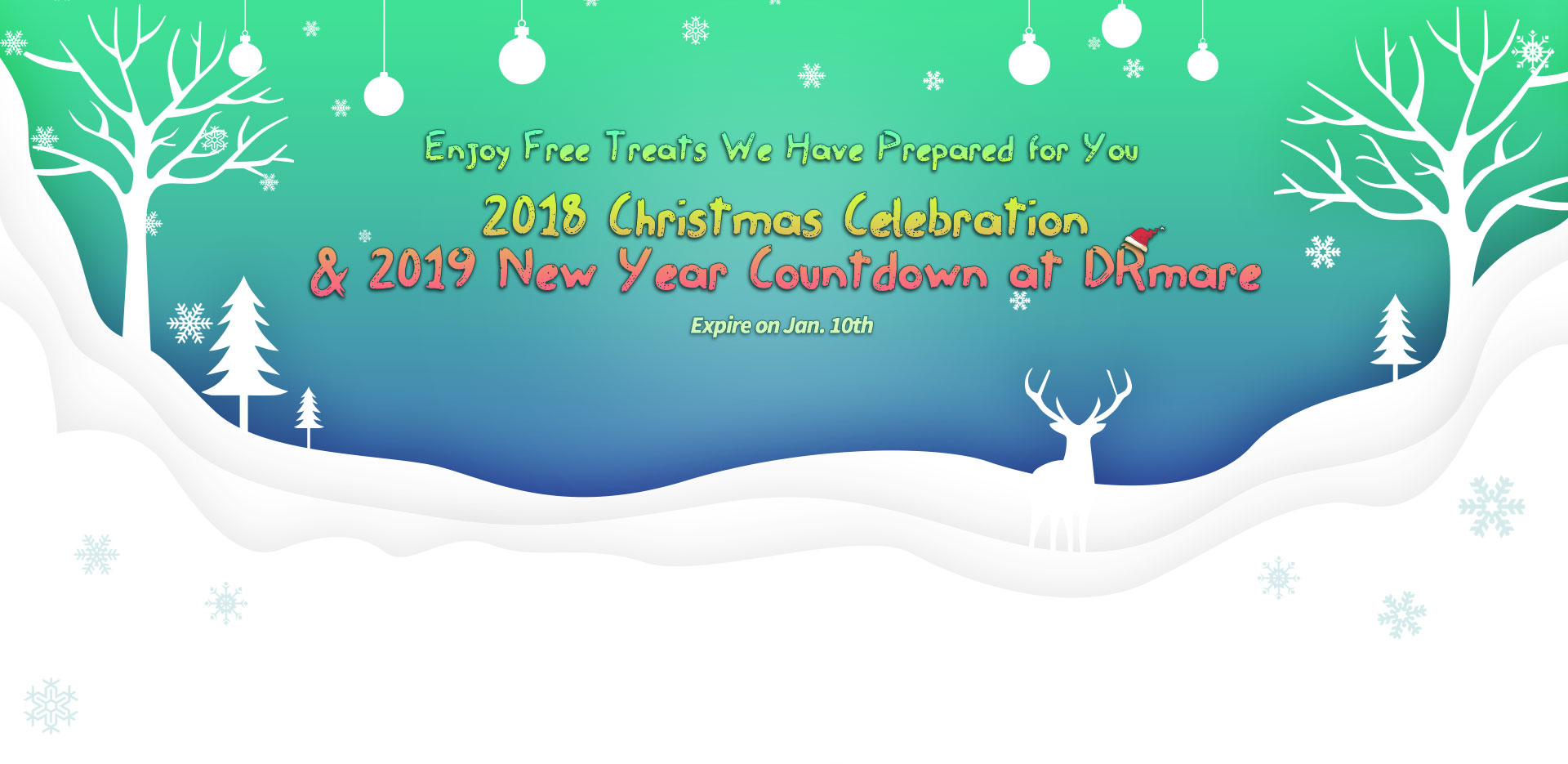 2018 Christmas Celebration & 2019 New Year Countdown at DRmare